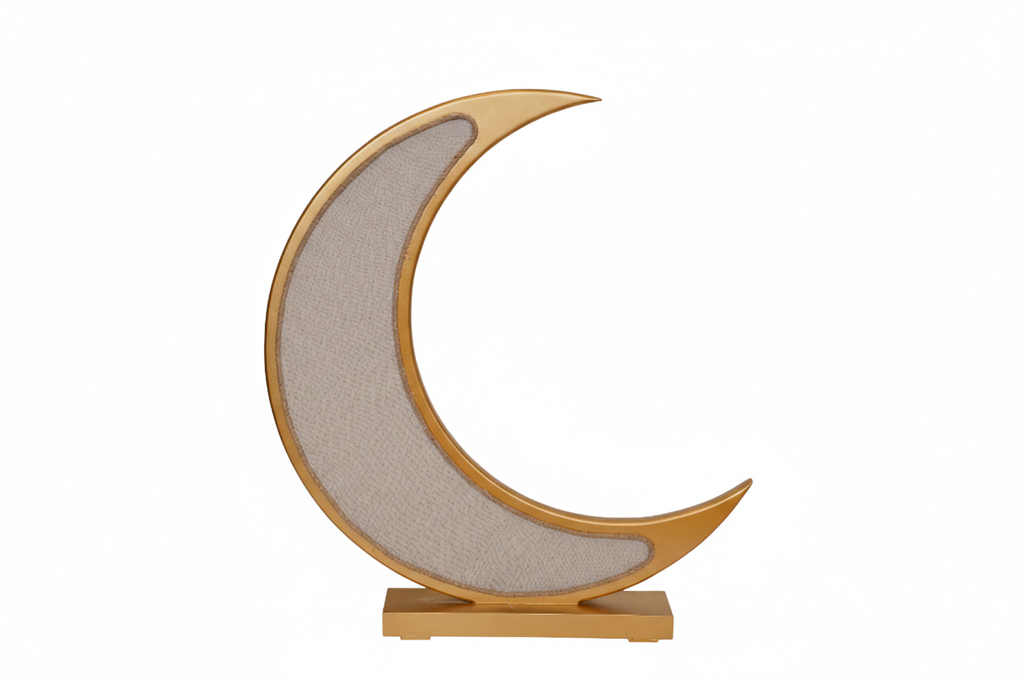 ستاند هلال قماش بانارة اطار MDF