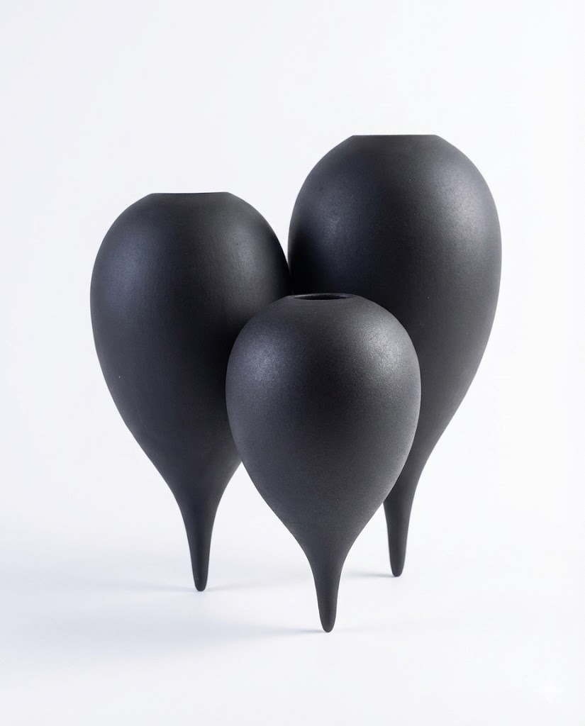 O10-21 فازة ثلاثية سوداء 3 أحجام