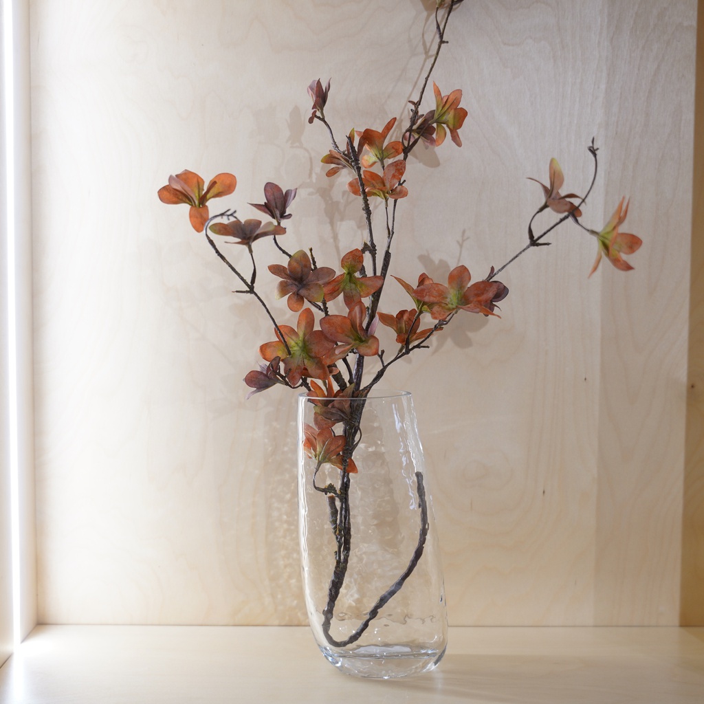 O10-28  فازة شفافة مائلة