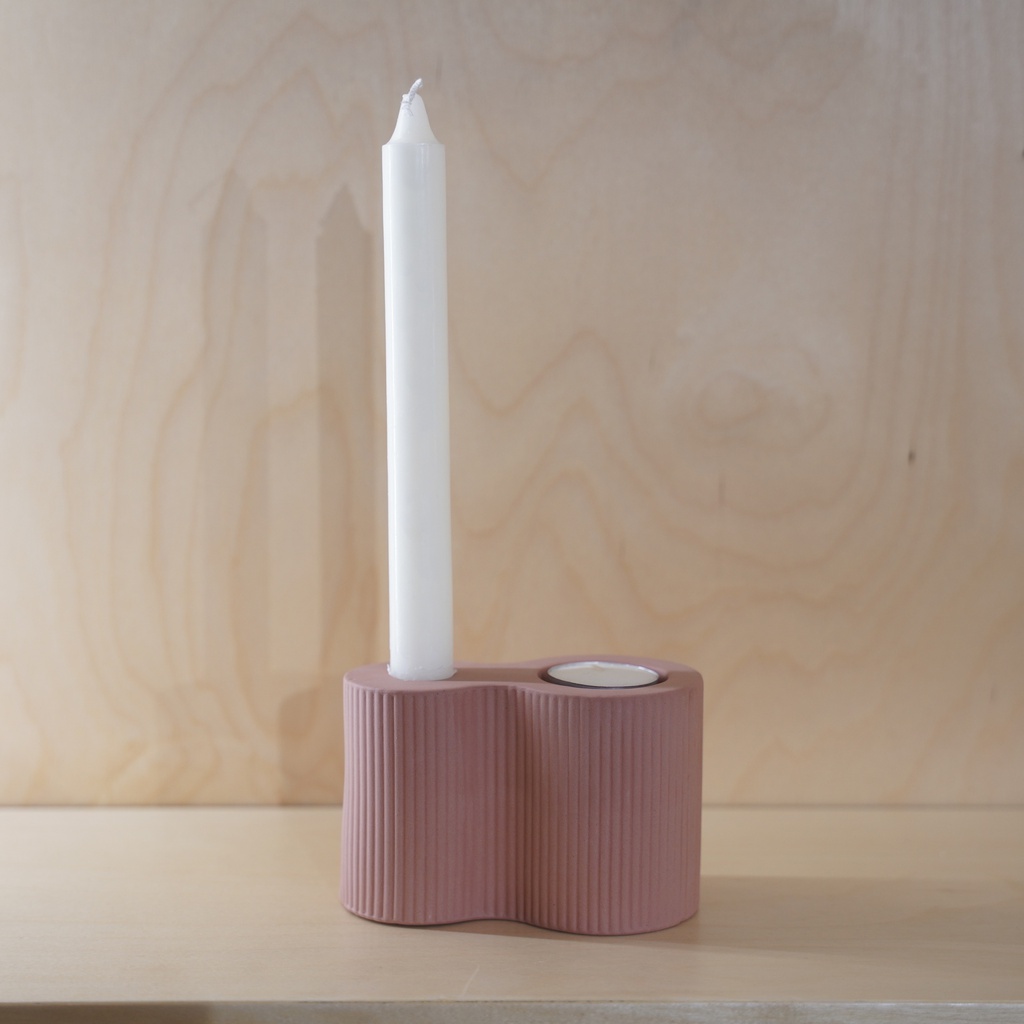 O10-56\57\58 شمعدان تيلايت + شمع طويل