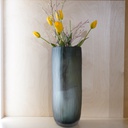 O10-43 فازة زجاج شفاف مضبب