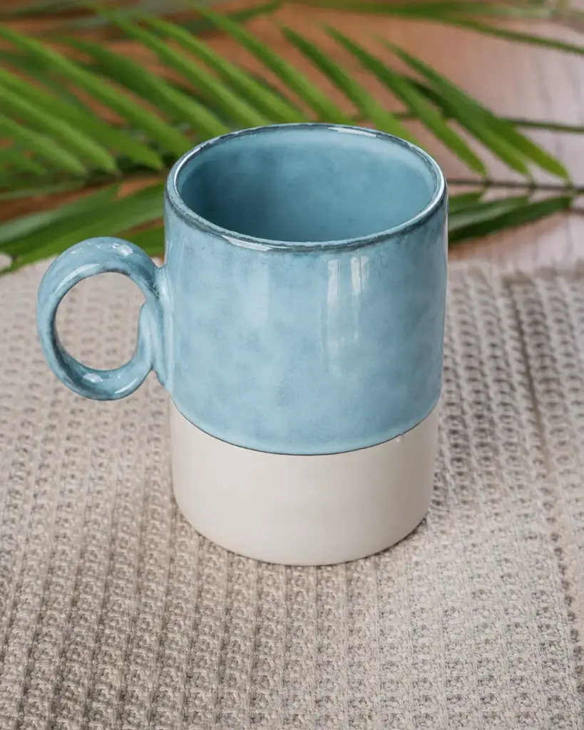 O3-33  كوب سيراميك سادة لونين