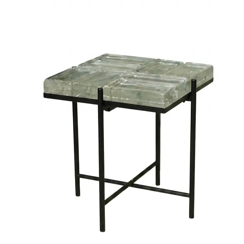 O5-35 طبلة مربعة زجاج طابوق 40*40