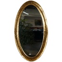 O5-33 مرآة معدنية بيضوية ذهبي 90*50