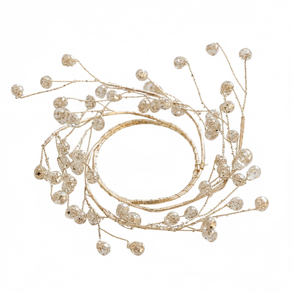 PCH-03/04 اكليل كرستال ذهبي