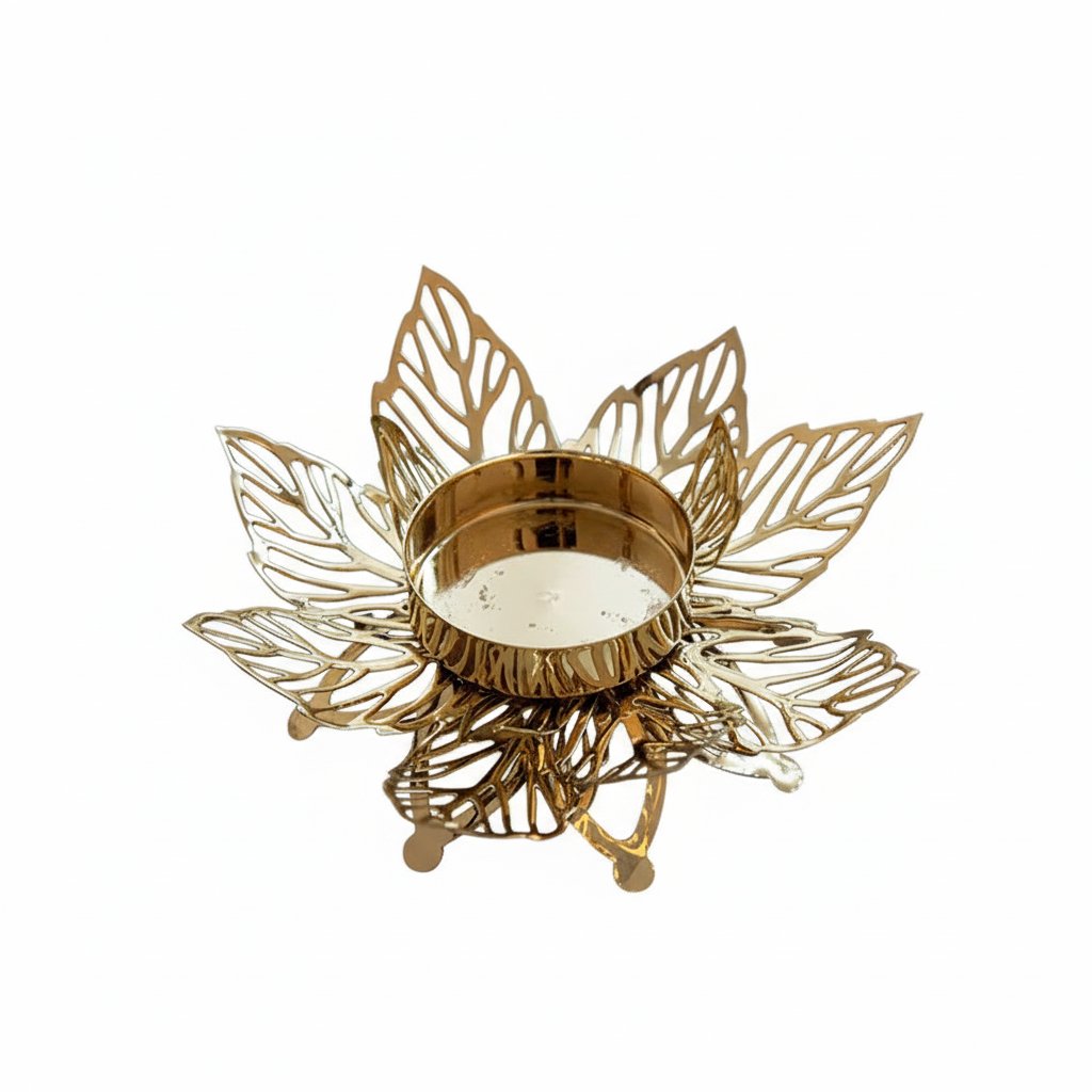 PCH-16 شمعدان معدني اوراق