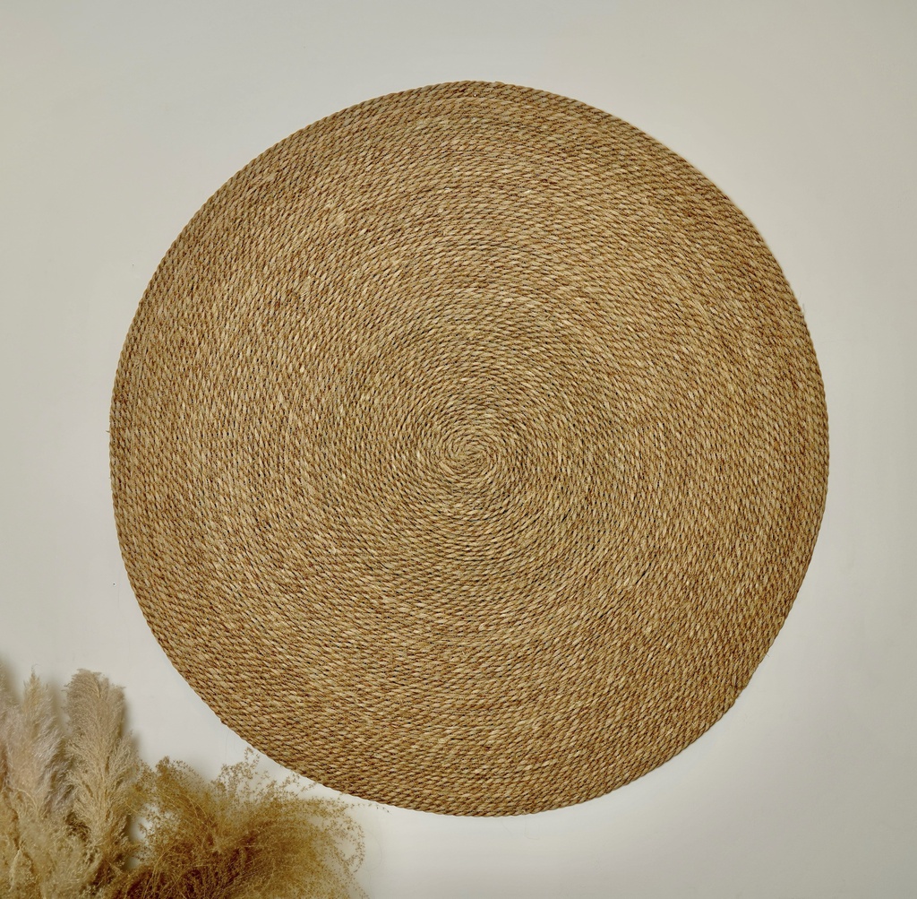 MZL4-02 تعليقة خوص دائرية سادة 120سم