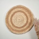 MZL4-03 تعليقة خوص دائرية دوائر فاتح و غامق 100سم