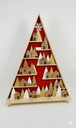 شجرة خشبية مثلثة ببيوت  170سم