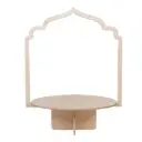 طبلية خشب دائرية بقوس  