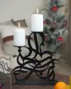 Seen2-08 شمعدان معدني حروف