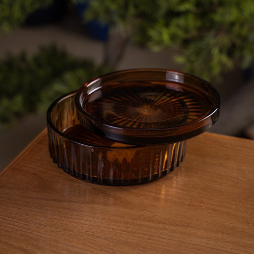 O10-54/55 شكردان زجاج شفاف ملون