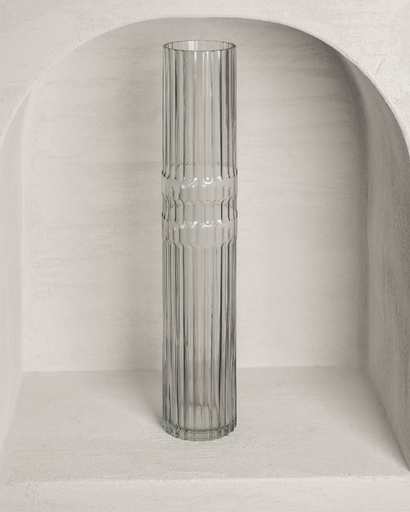 O10-66 فازة زجاج طويلة