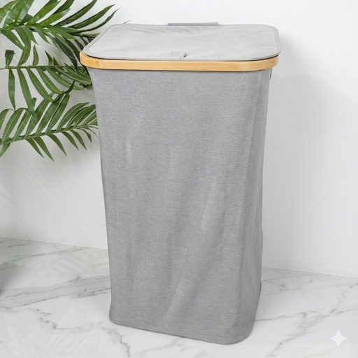 MZL3-19 سلة ملابس قماش بيجي