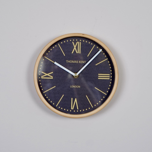 O5-09  ساعة جدارية خشب قطر  22 سم