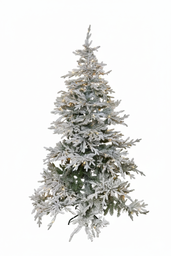 PCH4-254-04 210CM شجرة كرسمس ثلجية بانارة